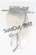 Kurumi Collaboration / 花柄ヘッドドレス  黒 S-25-12-15-006-LO-AC-AS-ZS