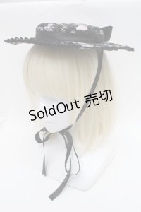 Kurumi Collaboration / 花柄ヘッドドレス  黒 S-25-12-15-006-LO-AC-AS-ZS