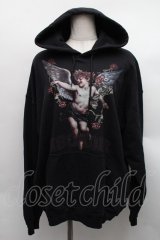 MILKBOY / DISORDER ANGEL HOODIE M 黒 S-25-12-15-013-MB-TO-AS-ZS