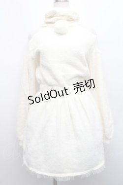 画像1: Swankiss / ハイネックニットワンピース  オフ S-25-12-15-022-CA-OP-HR-ZS