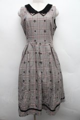 axes femme POETIQUE / クラウンフロッキージャンスカ  黒 S-25-12-15-028-AX-OP-HR-ZS