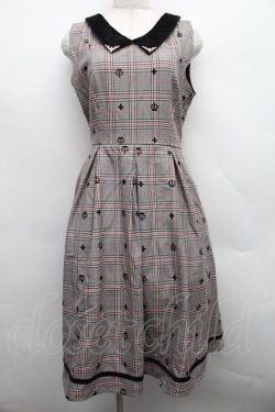 画像1: axes femme POETIQUE / クラウンフロッキージャンスカ  黒 S-25-12-15-028-AX-OP-HR-ZS