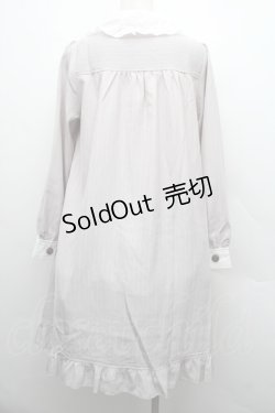 画像2: axes femme POETIQUE / メッセージリボンワンピース  グレー S-25-12-15-031-AX-OP-HR-ZS