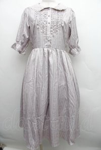 m petit by misako / NINA'sコラボワンピース M ピンクベージュ S-25-12-15-032-LO-OP-AS-ZS