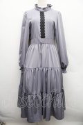 m petit by misako / AM＊レースティアードワンピース M ブルーグレー S-25-12-15-034-LO-OP-AS-ZS