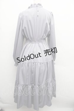 画像2: m petit by misako / AM＊レースティアードワンピース M ブルーグレー S-25-12-15-034-LO-OP-AS-ZS