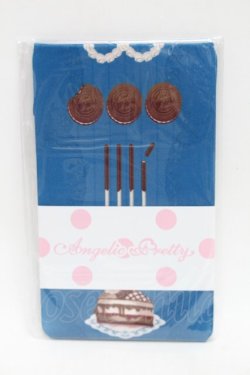 画像1: Angelic Pretty / Cream Cookie Paradeオーバーニー  ブルー S-25-12-16-001-AP-ZA-AS-ZS