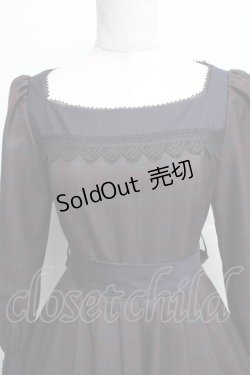 画像3: Sheglit / Janeタックワンピース  ワインｘ紺 S-25-12-16-033-EL-OP-AS-ZS