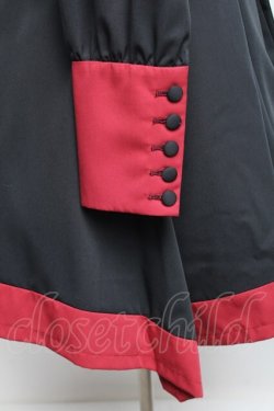 画像3: ATELIER BOZ / 長袖キャロルワンピース  赤ｘ黒 S-25-12-16-036-EL-OP-AS-ZS