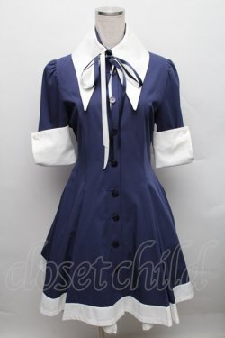 画像1: ATELIER BOZ //キャロルワンピースネオ  ブルー S-25-12-16-037-EL-OP-AS-ZS