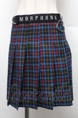 MORPH8NE / ON SKIRT L ブルー S-25-12-16-042-PU-SK-KB-ZS