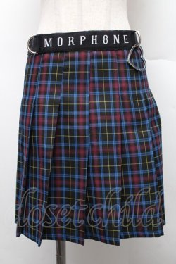 画像1: 【SALE】MORPH8NE / ON SKIRT L ブルー S-25-12-16-042-PU-SK-KB-ZT520