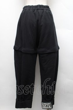 画像2: KRY CLOTHING / スウェットパンツ  黒 S-25-12-16-045-EL-PA-AS-ZT520