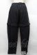 画像2: KRY CLOTHING / スウェットパンツ  黒 S-25-12-16-045-EL-PA-AS-ZT520 (2)
