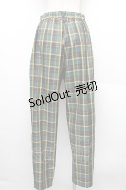 画像2: Perla nell' ostrica / チェックパンツ  グリーンｘイエロー S-25-12-16-049-EL-PA-AS-ZS