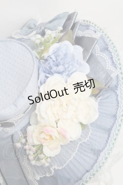 画像4: Elpress L / ボンネットハット  サックス S-25-12-16-006-PU-AC-AS-ZS