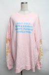 画像1: 【SALE】Candy Stripper / CINNAMOROLL BIG SWEAT  ピンク S-25-12-16-008-PU-BL-HR-ZT521 (1)