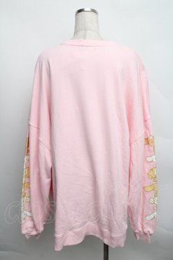 画像2: 【SALE】Candy Stripper / CINNAMOROLL BIG SWEAT  ピンク S-25-12-16-008-PU-BL-HR-ZT521