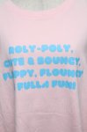 画像3: 【SALE】Candy Stripper / CINNAMOROLL BIG SWEAT  ピンク S-25-12-16-008-PU-BL-HR-ZT521 (3)