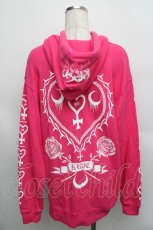 画像2: 【SALE】KRY CLOTHING / 「SENNOU」ジップパーカー  ピンク S-25-12-16-013-EL-BL-HR-ZT522 (2)
