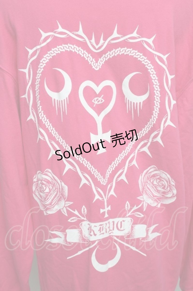 画像3: 【SALE】KRY CLOTHING / 「SENNOU」ジップパーカー  ピンク S-25-12-16-013-EL-BL-HR-ZT522 (3)