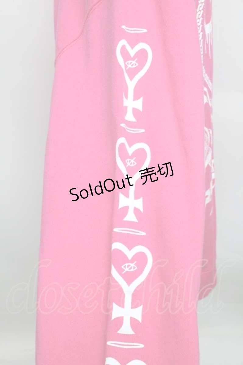 画像4: 【SALE】KRY CLOTHING / 「SENNOU」ジップパーカー  ピンク S-25-12-16-013-EL-BL-HR-ZT522 (4)