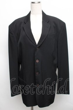 画像1: Jean Paul GAULTIER / HOMME 4Bジャケット 48 黒 S-25-12-16-016-GO-JA-AS-ZS