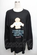 Candy Stripper / CINNAMOROLL L/S　Tee  黒 S-25-12-16-020-PU-TO-AS-ZS