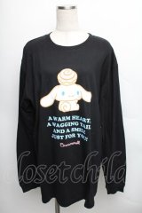 Candy Stripper / CINNAMOROLL L/S　Tee  黒 S-25-12-16-020-PU-TO-AS-ZS