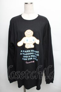 Candy Stripper / CINNAMOROLL L/S　Tee  黒 S-25-12-16-020-PU-TO-AS-ZS