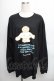 画像1: 【SALE】Candy Stripper / CINNAMOROLL L/S　Tee  黒 S-25-12-16-020-PU-TO-AS-ZT521 (1)