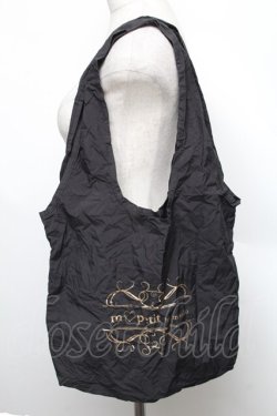 画像3: m petit by misako / ケース付きエコバッグ  黒 S-25-12-16-003-LO-ZA-HR-ZS