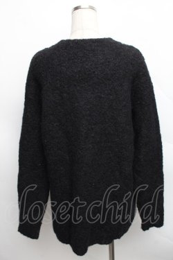 画像2: Candy Stripper / くまフェイスニット  黒 S-25-12-16-022-PU-TO-HR-ZT1220S