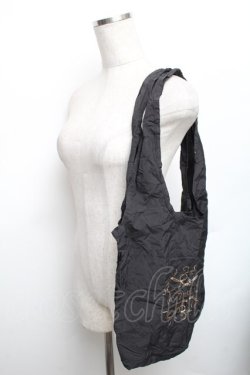 画像4: m petit by misako / ケース付きエコバッグ  黒 S-25-12-16-003-LO-ZA-HR-ZS