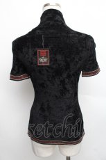 画像2: Jean Paul GAULTIER / ベロアトップス 40 黒 S-25-12-16-025-GO-TO-AS-ZS (2)