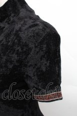 画像3: Jean Paul GAULTIER / ベロアトップス 40 黒 S-25-12-16-025-GO-TO-AS-ZS (3)