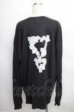 画像2: 【SALE】KINGLYMASK / ダブルトライアングル麻雀ビッグＴシャツ  黒 S-25-12-16-026-PU-TO-AS-ZT521 (2)