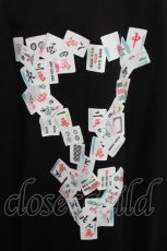 画像3: 【SALE】KINGLYMASK / ダブルトライアングル麻雀ビッグＴシャツ  黒 S-25-12-16-026-PU-TO-AS-ZT521 (3)