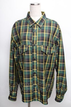 画像1: 【SALE】Perla nell' ostrica / チェックシャツ  グリーンｘイエロー S-25-12-16-027-EL-BL-AS-ZT521