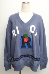 MILKBOY / RIOT Vネック   紺 S-25-12-16-028-MB-TO-HR-ZS
