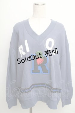 画像1: 【SALE】MILKBOY / RIOT Vネック   紺 S-25-12-16-028-MB-TO-HR-ZT521