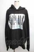 ilililCYBER / HOROGRAMパーカー  黒 S-25-12-16-029-PU-TO-AS-ZS