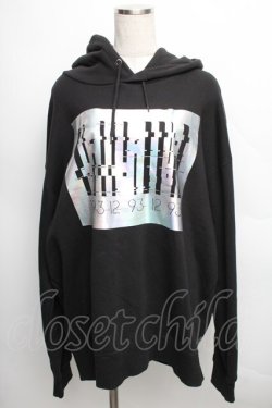 画像1: ilililCYBER / HOROGRAMパーカー  黒 S-25-12-16-029-PU-TO-AS-ZT521