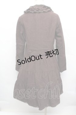 画像2: PINK HOUSE / 襟付きティアードロングコート  ブラウン S-25-12-17-033-LO-CO-AS-ZS