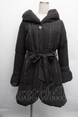 axes femme / ウエストシャーリングダウンコート  黒 S-25-12-17-038-AX-CO-HR-ZS