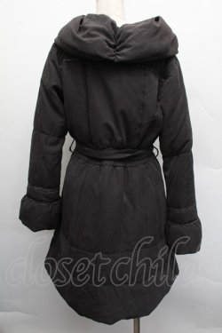 画像2: axes femme / ウエストシャーリングダウンコート  黒 S-25-12-17-038-AX-CO-HR-ZS