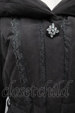 画像3: axes femme / ウエストシャーリングダウンコート  黒 S-25-12-17-038-AX-CO-HR-ZS