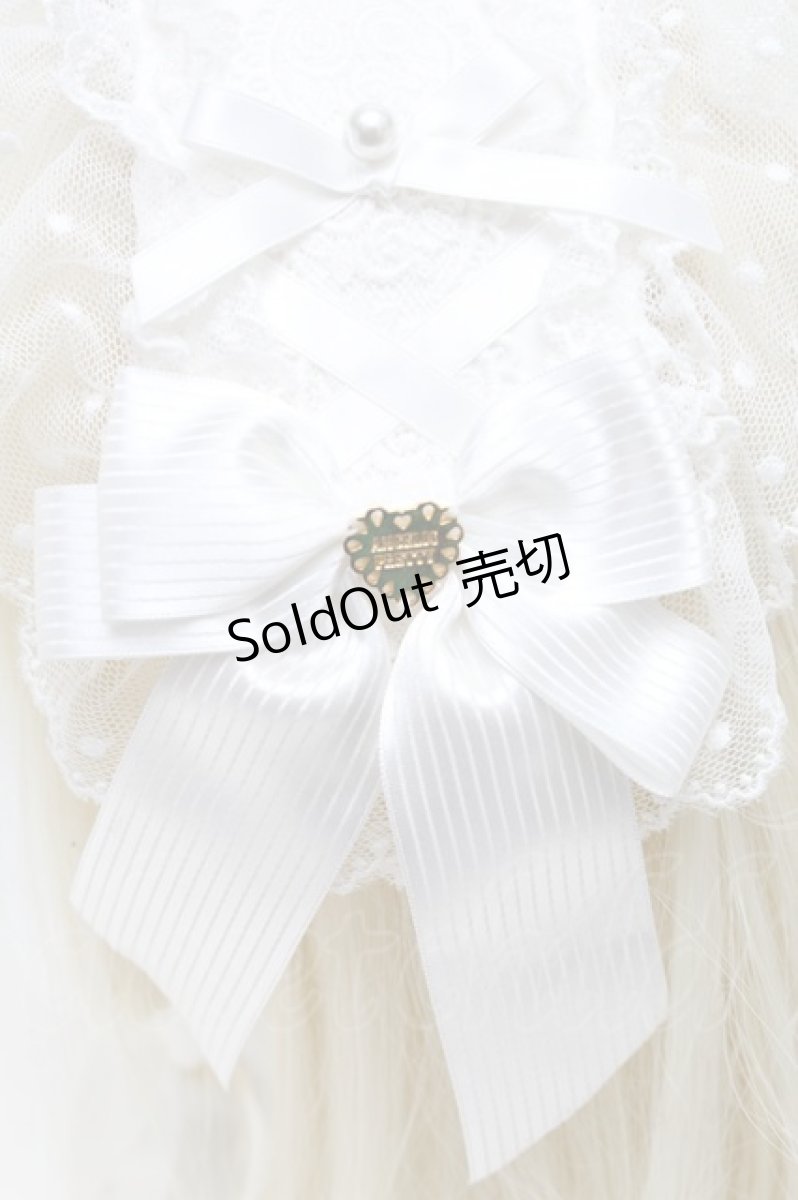 画像4: Angelic Pretty / レースハートチャームバラレースヘッドドレス  白 S-25-12-17-005-AP-AC-AS-ZS (4)