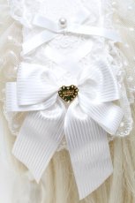 画像4: Angelic Pretty / レースハートチャームバラレースヘッドドレス  白 S-25-12-17-005-AP-AC-AS-ZS (4)