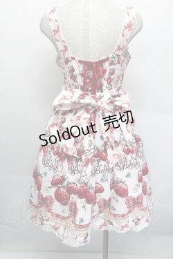 画像2: BABY,THE STARS SHINE BRIGHT / Juicy BABY Love Love Berries柄スカラップジャンパースカート  ピンク S-25-12-17-044-BA-OP-AS-ZS